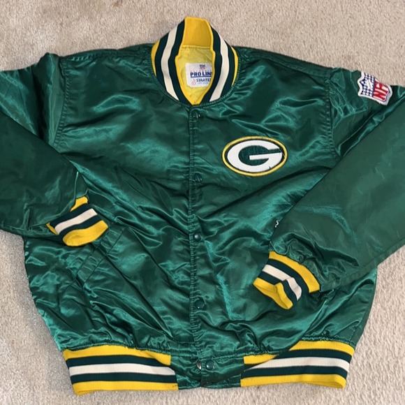 NFL Other - Vintage Green Bay Packers Satin Jacket Pro Line Starter